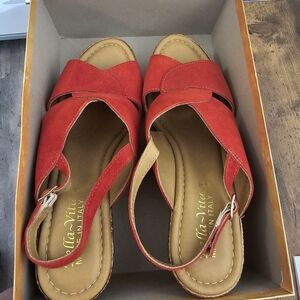 Red Sandals